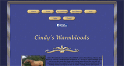 Desktop Screenshot of cindyswarmbloods.com